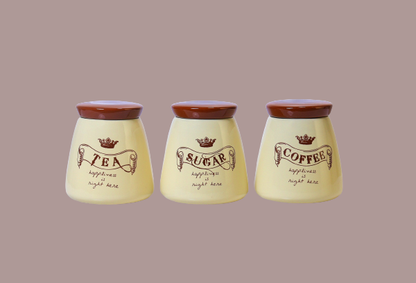 tea coffee sugar containers